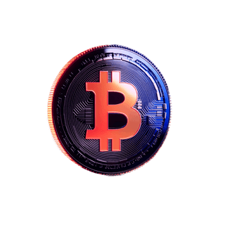 Floating card displaying cryptographic market analytics through data visualization